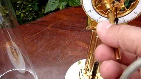 Spring Fusee Escapement Movement Fusee  Skeleton Clock With Glass Spare / Repair