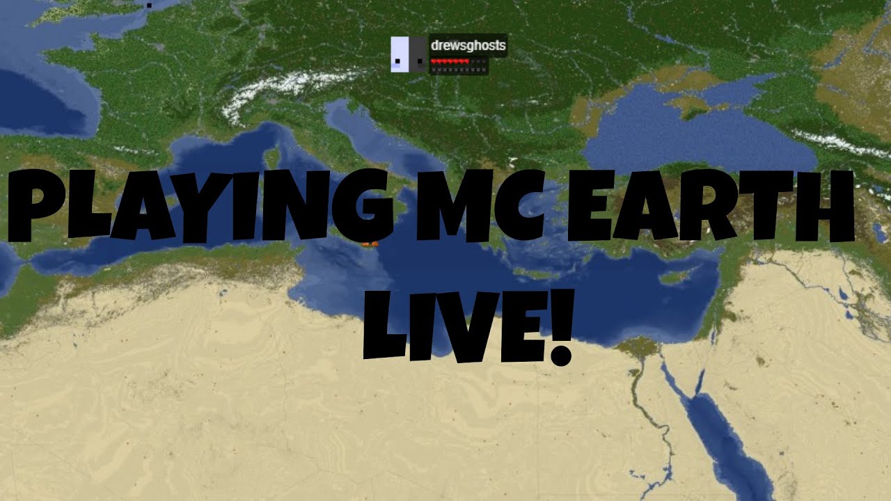 Playing on a Minecraft Earth Server LIVE! - YouTube