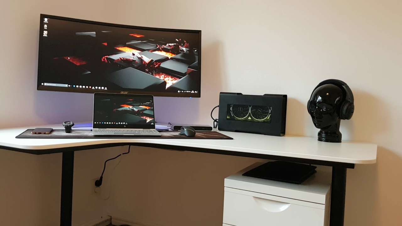 Ultimate Portable Gaming Pc Setup With Hp Spectre X360 And A