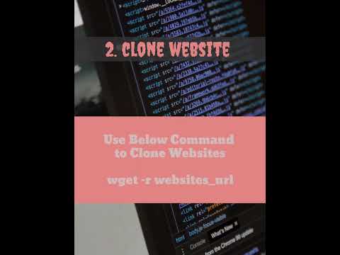 Clone Websites like a Pro with Termux and Wget.