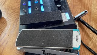 Line 6 Helix , using EXPRESSION-PEDALS, opens up incredible options at your (finger). . . “Toe Tips”