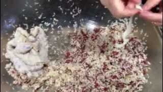Mom making pacha / Bombareh Chaldean food