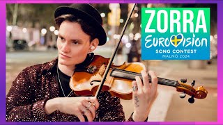 ZORRA (EUROVISION 2024) - Nebulossa - Violin Cover, Instrumental Version by Caio Ferraz