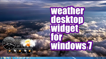 weather widget on status bar || windows 7, 10