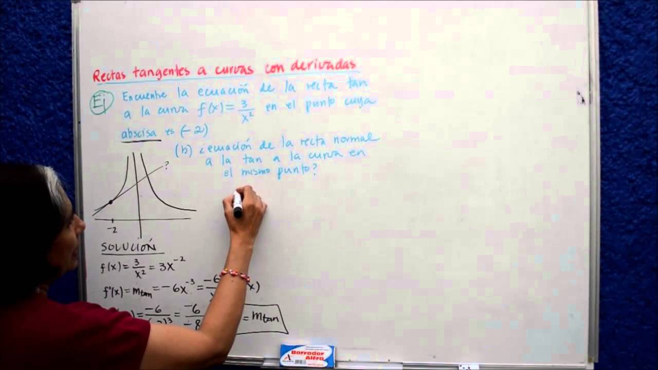 Recta Tangente a una curva calculus