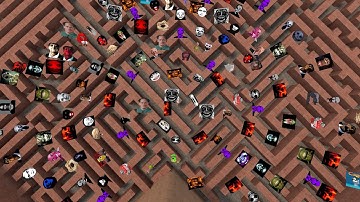 Too Much Nico Nextbots and Nextbots in the Maze | Gmod