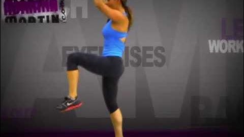 Body Toning - Lunge Curl Press