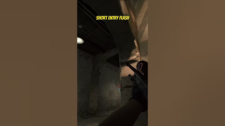 SHORT ENTRY FLASH ON DUST 2 #shorts #csgo