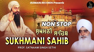 24x7 NON STOP SRI SUKHMANI SAHIB JI PATH || ਸੁਖਮਨੀ ਸਾਹਿਬ || सुखमनी साहिब || Prof. Satnam Singh Ji