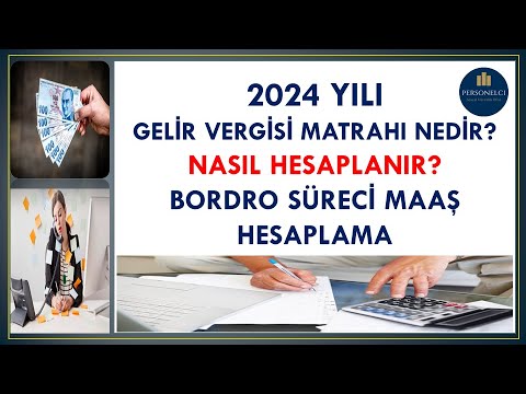 2024 GELİR VERGİSİ NASIL HESAPLANIR ?(KÜMÜLATİF VERGİ MATRAHI/BORDRO SÜRECİ/MAAŞ HESAPLAMA/BRÜT-NET)