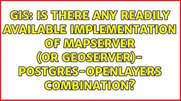 Is there any readily available implementation of Mapserver (or Geoserver)- Postgres-Openlayers...