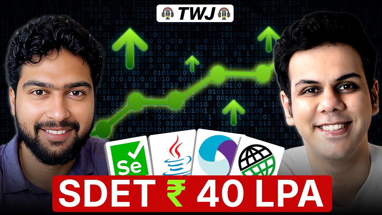 How He Cracked 40 LPA Salary & Multiple Offers | SDET Mastery Course ...