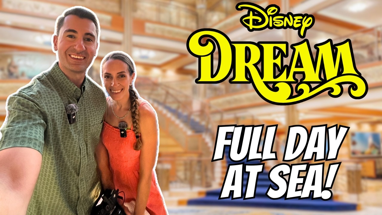 Day at Sea on the Disney Dream! | AquaDuck, Diaper Dash, Characters & More | Disney Cruise Day 5