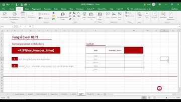 Duplikasi Karakter dengan Fungsi Excel REPT