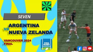 ARGENTINA - NUEVA ZELANDA 25-02-2024 SEVEN VANCOUVER 2024 FINAL