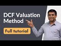 Discounted Cash Flow (DCF) Method of Valuation - Full Excel Tutorial for Beginners