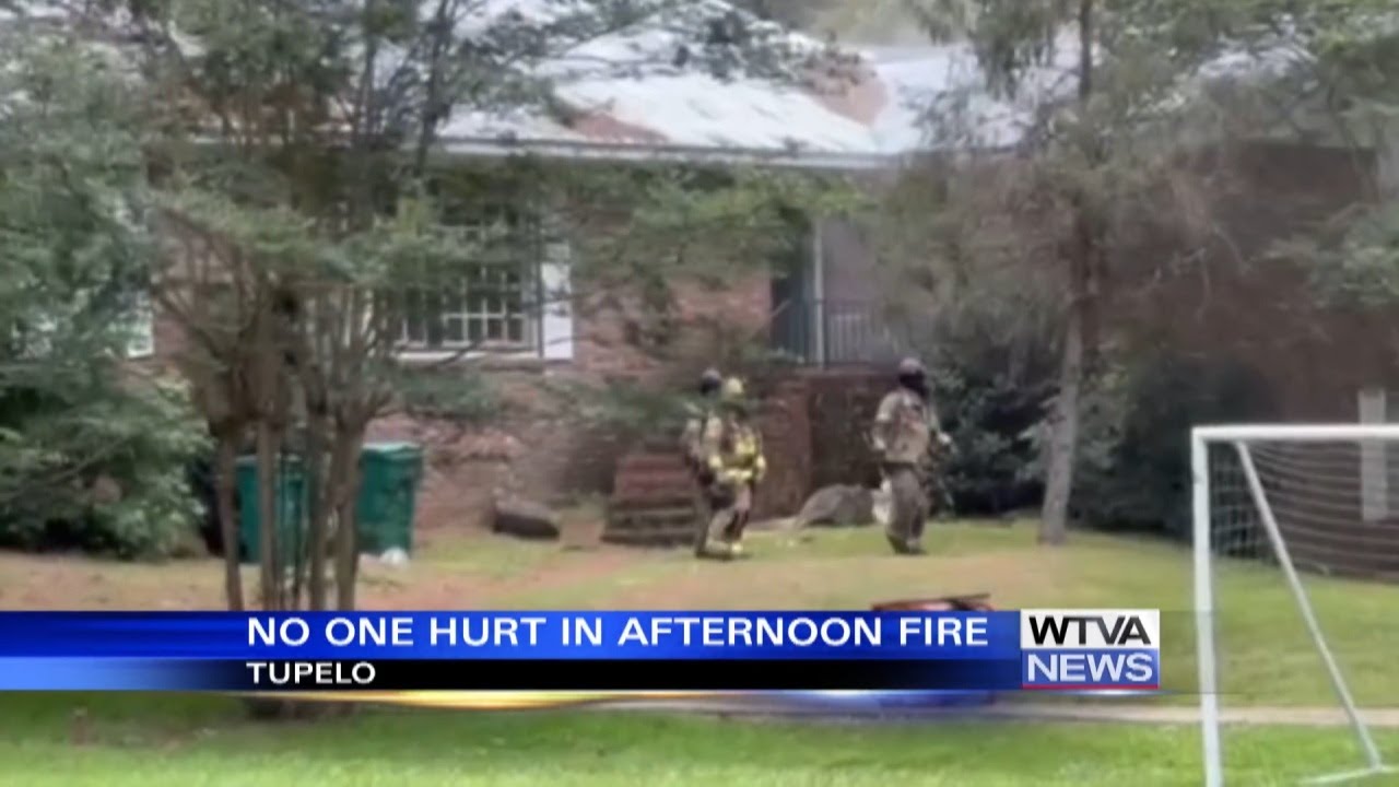 No one hurt in Tupelo fire - YouTube