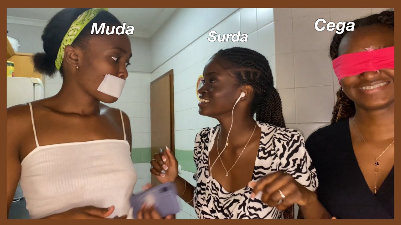 SURDA,MUDA, e CEGA|| com Aniela e Eliane vela|| mt bagunça *🥹🥹 - YouTube