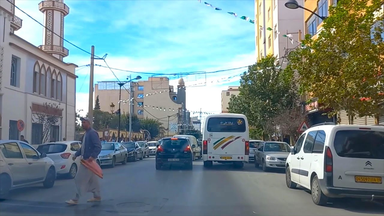 تابعو جولة جديدة متجددة جميلة في مدينة العلمة NEW 4K SCENIC DRIVE IN EULMA ON FRIDAY