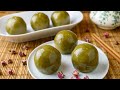 Sweet Green Rice Balls (Qingtuan), including red bean paste tutorial