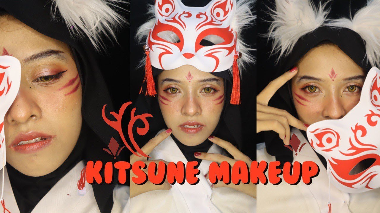 Makeup Kitsune Cosplay Kitsune , Inspiration Kitsune YouTube