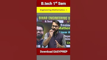B.tech 1st Semester | Engineering Mathematics - I | Live Class #btech #beu #semester