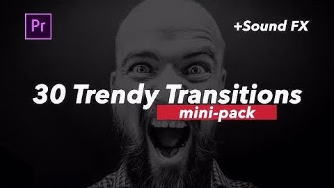 Trendy Transitions Mini-Pack Premiere Pro Templates