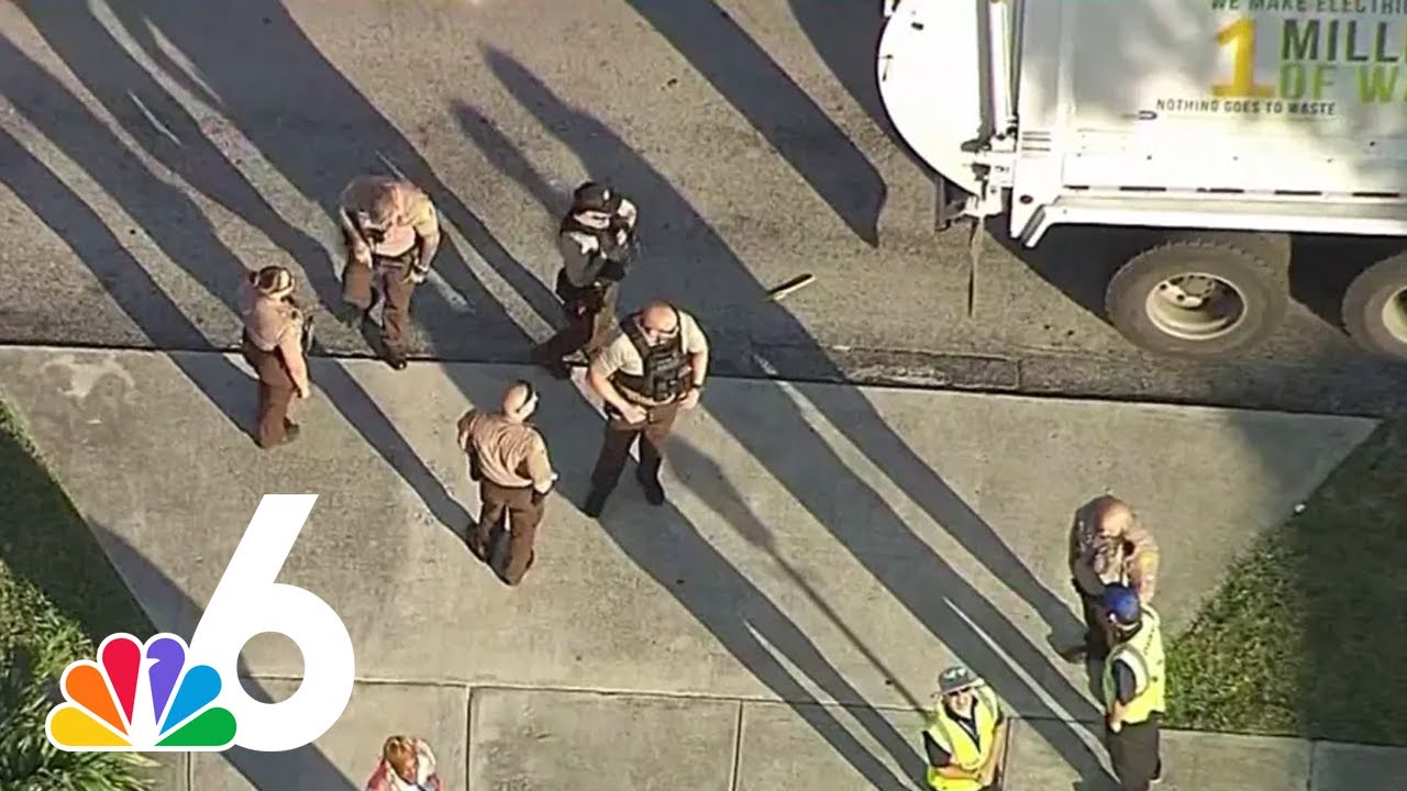 Human body found in GARBAGE BIN in Miami-Dade neighborhood - YouTube