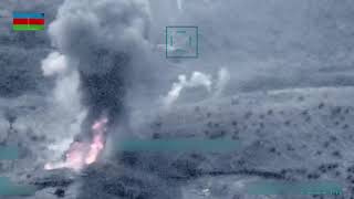 Ermeni Askeri Araçlarını Azerbaycanın Hüuyla Imha Ediliş Anı