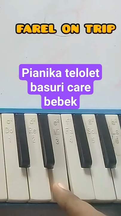 pianika telolet basuri care bebek yang benar #shorts