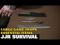 Large game trapping kit essentials