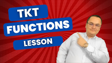 TKT  FUNCTIONS (Teaching Knowledge Test) Preparation Course, ONLINE COURSE
