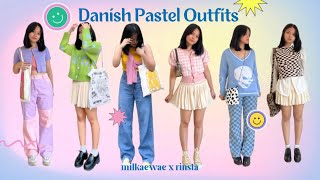 10+ COLORFUL outfit ideas for when you have NOTHING to wear! (danish pastel inspired) ft. RINSTA