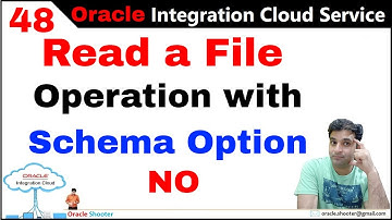 OIC 48: FTP -Read a File with Schema option NO | Read a file from SFTP server without file structure