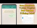 Cara Membuat Tulisan Berpangkat Dan Pecahan Di Whatsapp Android