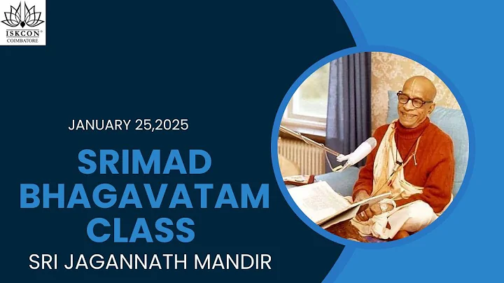 Srimad Bhagavatam Discourse 1.2.7 | HG HG Srinivasa Hari Das | 25.01.2025
