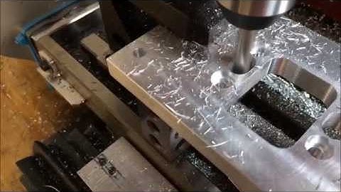 Harbor Freight Mini-Mill CNC Conversion - Machining A Part