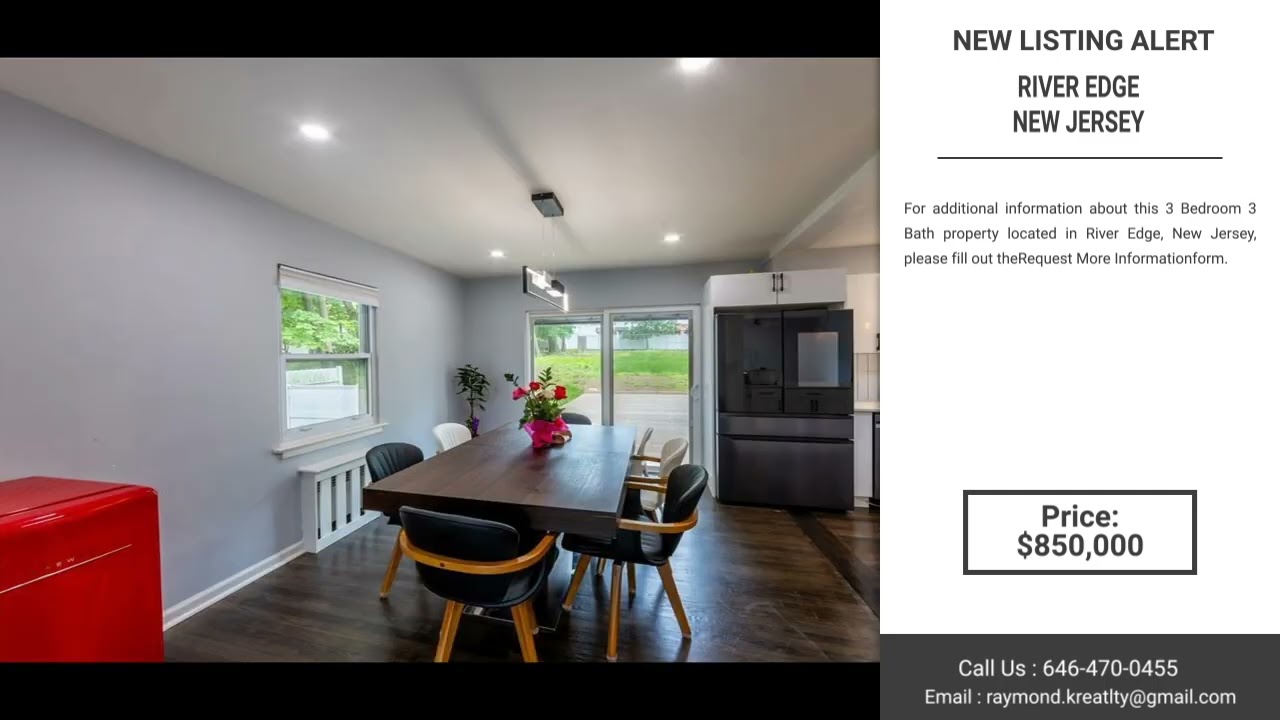 🏡 New Listing Alert: river edge real estate, waterfront property for sale, 3 bedroom 3 bath home,...