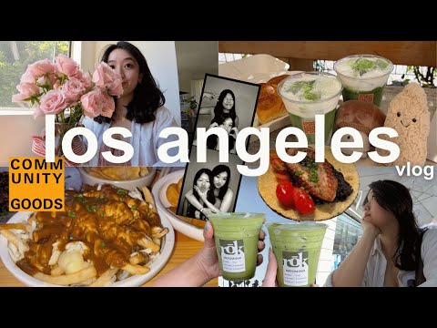 LOS ANGELES vlog 🌴🛍️💙: what i eat, community goods, & michelin stars ⭐
