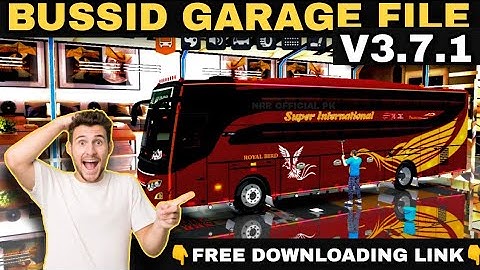 How To Add Garage In Bus Simulator Indonesia v3.7.1 | Bussid File