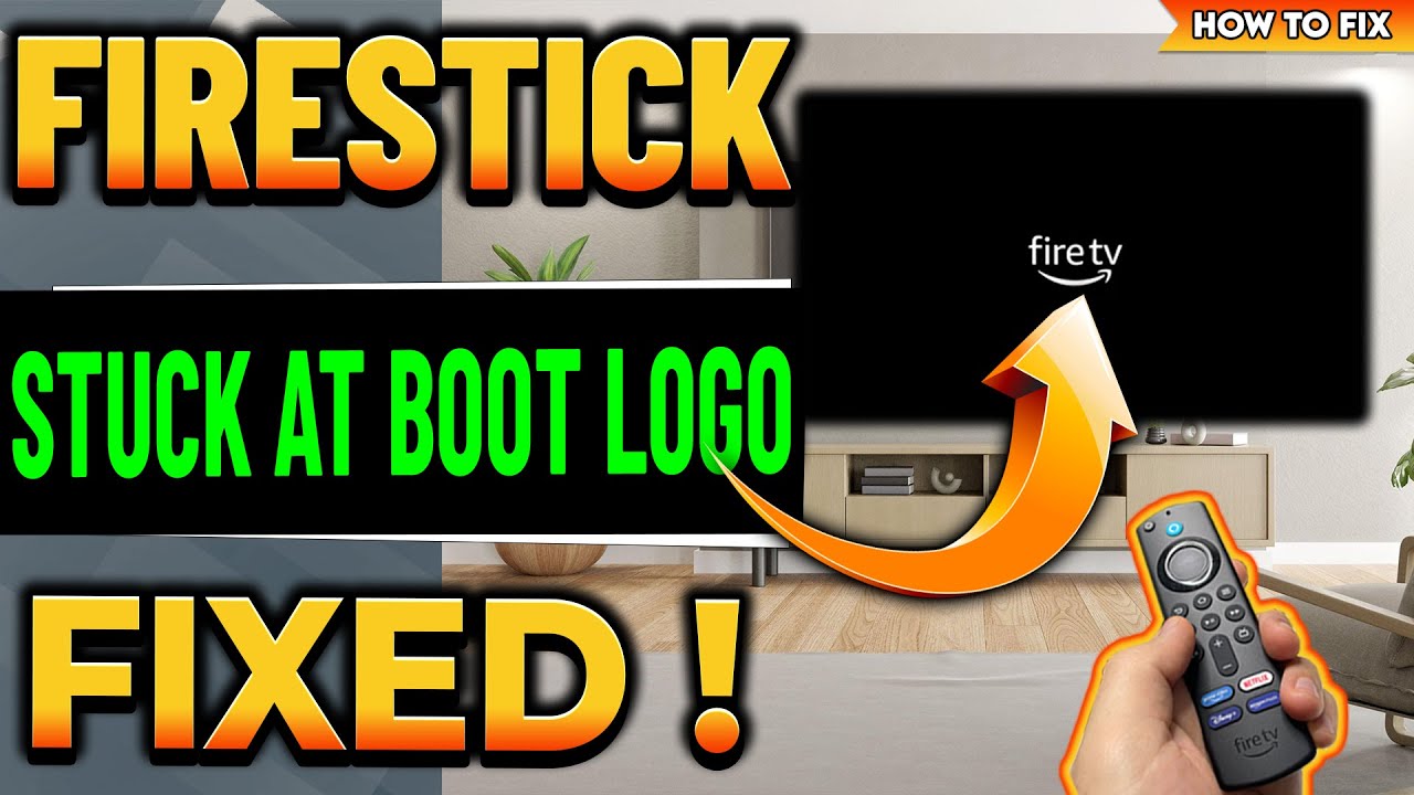  Firestick Stuck On Fire TV Logo Finally FIXED YouTube
