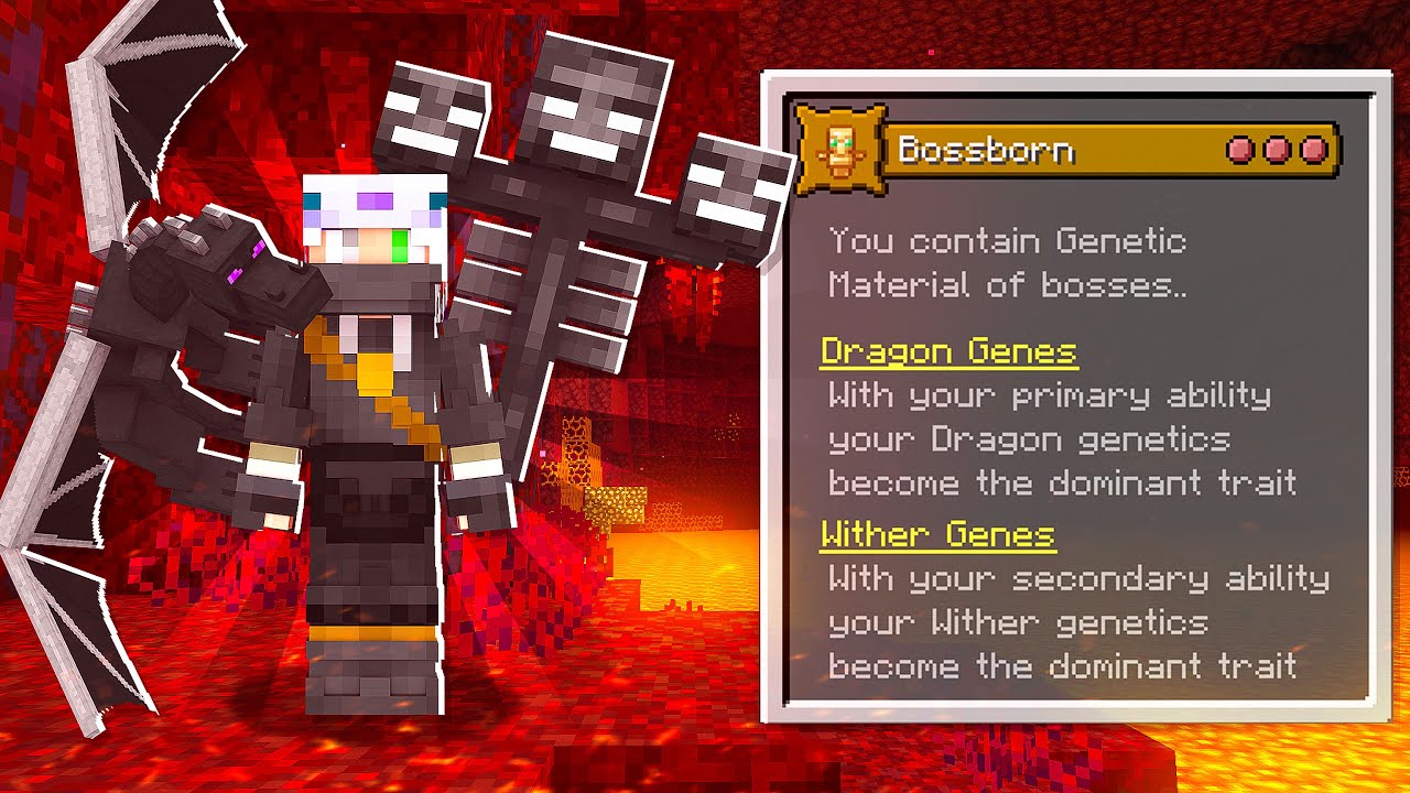 Minecraft Origins Mod Bossborn Custom Origin Youtube
