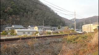 キハ47　タラコ色　　　快速ことぶきと普通列車　　　【JR津山線】