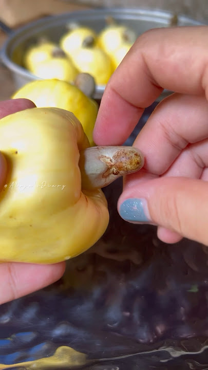 WHAT’S INSIDE CASHEW FRUIT | kasoy fruit #shorts