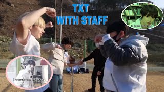 STAFFS BEING THE PARENTS AND BESTIES OF TXT