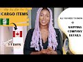 HOW TO SHIP ITEMS FROM NIGERIA TO CANADA FAST