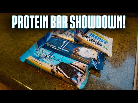 BPI Sports BEST Protein Bar vs Questbar vs Oh Yeah! One Bar - Cookies and Cream