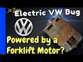 Will a Forklift Motor work for my VW Bug Electric Conversion? #DIYEV | cheap electric car