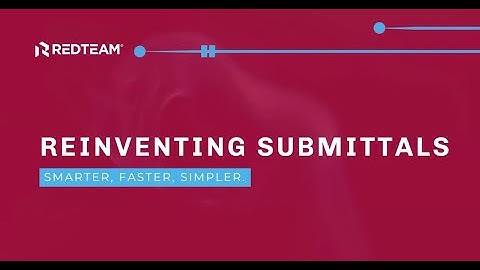 Webinar: Reinventing Submittals