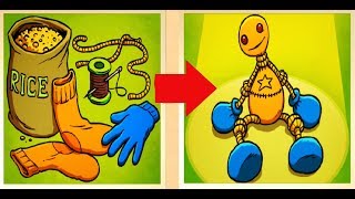 Как сделать БАДИ игрушку героя игры КИК ЗЕ БАДИ  Игрушка для детей своими руками Kick the Buddy